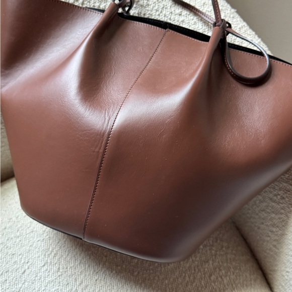 Sezane Mara Bag - smooth chocolate color - Picture 9 of 12